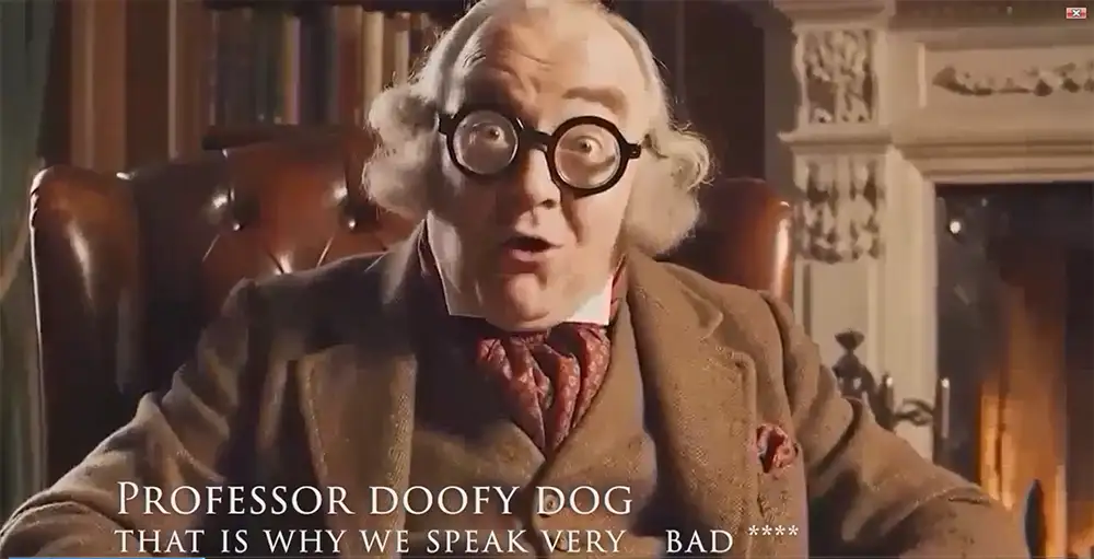 Professor fuck nu bare af - Kærlig hilsen Mista Marco