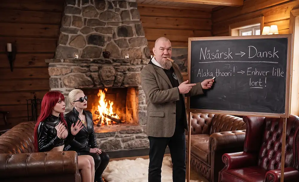 Mørkets folk - Mista Marco lære pigerne at tale nåsårsk